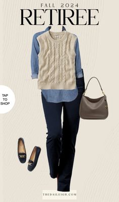 Sweater Vest Outfit, Look Jean, Capsule Outfits, Fall Capsule Wardrobe, Trendy Fall Outfits, Looks Style