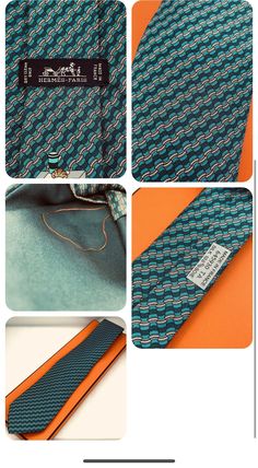 HERMES TIE 645930 TA Dark Green color 100% Silk Tie "Coffee Cups" Pattern New In Box, without any tags. Coffee cup and croissant on the back of the tie. New in box, one in a life time chance to come across a collection like this, don't miss out. AUTHENTICITY IS 100% GUARANTEED Designer Workwear Ties, Hermes Tie, Dark Green Color, Vintage Hermes, Life Time, Tie Accessories, Suit And Tie, Silk Ties, Green Color