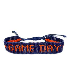 Show team spirit with our GAME DAY Seed Bead Bracelets! These adjustable bracelets feature colorful seed beads that are the perfect way to make a statement for any big game. Blue Adjustable Bracelets For Team Spirit, Blue Team Spirit Beaded Bracelets As Gift, Blue Beaded Bracelets For Team Spirit Gift, Blue Beaded Bracelets With Letter Beads For Team Spirit, Blue Adjustable Beaded Bracelets For Team Spirit, Multicolor Team Spirit Beaded Bracelets For Game Day, Adjustable Team Spirit Friendship Bracelets For Game Day, Multicolor Beaded Bracelets For Game Day, Adjustable Team-colored Beaded Bracelets