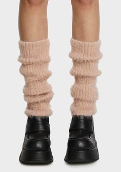 base Fuzzy Leg Warmers, London Graphic, Knit Leg Warmers, Free Socks, Fishnet Tights, Shoe Inspo, Thigh High Stockings, Utility Pants, Dolls Kill