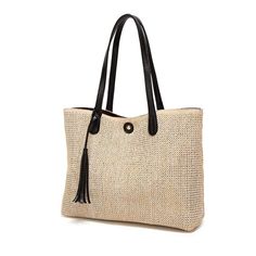 PRICES MAY VARY. 【STRAW WOVEN BAG】Natural and casual handbag with stylish design. This handmade woven bag is unique and fashionable,, with wear-resistant leather bottom, summer beach style, easy to match, you will love this straw tote bag! 【FINE WORKMANSHIP】The beach bag is made of high quality straw fabric, pure handmade, extraordinary quality. Shoulder bag mouth with buttons to prevent items from being lost, internal structure: with zipper small pockets and wall pockets 【SIZS】 Straw woven bag Beige Shoulder Bag With Tassels For Beach Season, Casual Crochet Tote Bag With Tassels, Beige Tassel Shoulder Bag For Beach Season, Beach Beige Shoulder Bag With Tassels, Beige Tassel Shoulder Bag For Beach, Rectangular Shoulder Bag With Tassels For Beach Season, Beach Season Rectangular Shoulder Bag With Tassels, Casual Shoulder Bag With Tassels For Beach Season, Beige Crochet Bag With Tassels For Vacation