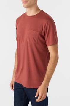 A premium cotton pocket tee that features a relaxed fit design and soft but durable feel. O'Neill Men's premium tee East Cliff Collection Standard fit- relaxed in the body and sleeves Front chest pocket Crew neckline Natural wash 100% Pima cotton Basic Everyday T-shirt With Pockets, Relaxed Fit Cotton Tops With Left Chest Pocket, Summer T-shirt With Side Pockets For Everyday, Casual T-shirt With Side Pockets For Everyday, Cotton T-shirt With Left Chest Pocket In Relaxed Fit, Relaxed Fit Cotton T-shirt With Chest Pocket, Cotton T-shirt With Side Pockets For Everyday, Casual Relaxed Fit T-shirt With Left Chest Pocket, Everyday Cotton T-shirt With Pockets