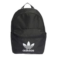 adidas Originals Adicolor Backpack 'Black' IJ0761 Adidas Logo Backpack For Streetwear, Adidas Backpack With Logo For Streetwear, Sporty Adidas Logo Backpack For Streetwear, Casual Adidas Logo Bags For Everyday Use, Adidas Functional Backpack For Streetwear, Black Adidas Bags For Outdoor Activities, Casual Adidas Logo Bags For Outdoor Activities, Adidas Functional Streetwear Backpack, Functional Adidas Backpack For Streetwear