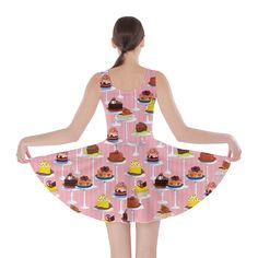 Size: 4XL Pink Lollipop, Lollipop Candy, Macaroons, Skater Dress, Lollipop, Afternoon Tea, Cupcake, Cool Designs, Dress Outfits