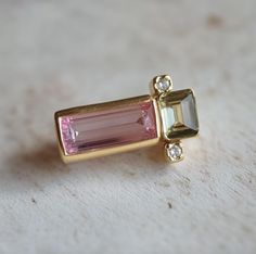 *You will receive a single tourmaline earring stud as you see from the picture. You can request to see your stones after placing the order. *See more earrings from this collection: https://www.etsy.com/shop/JadedDesignNYC?ref=seller-platform-mcnav§ion_id=49144957 **Ethically Sourced tourmaline, crafted with care and conscience for the conscious wearer. Each piece is handcrafted with Solid gold or silver in your choice. *Earring Size: Approximately 7mm*12mm  *Gem: Pink and blue tourmaline *Gems' Unique Earrings Gold, Multiple Rings, Tourmaline Earrings, Bar Studs, Earring Stud, Blue Tourmaline, Earrings Studs, Wedding Jewelry Earrings, Herkimer Diamond