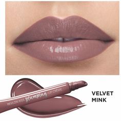 Lips wearing the Revlon's Kiss Plumping Lip Crème in the color #540 Velvet Mink Revlon Lip Gloss, Revlon Lip, Lip Color Makeup, Kidney Cleanse, Makijaż Smokey Eye, Beauty Makeup Tips, Makeup Pictures, Lipstick Makeup, Lipstick Shades