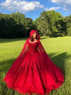 Embrace the essence of elegance and romance in this stunning Red Off-the-Shoulder Ball Gown. This dress is crafted from luxurious lace fabric and features a classic ball gown silhouette, giving you a grand and graceful presence on your quinceañera. The flowing layers of lace create a soft, dreamy effect, while the voluminous skirt ensures you steal the spotlight with every move. The exquisite off-the-shoulder neckline enhances the gown’s timeless beauty, adding a touch of sophistication and femi Sweet 16 Red Dresses Ball Gowns, Red Sweet 15 Dresses, Red Quiencera Dresses, Red Dresses Sweet 16, Quencinera Dresses Red, Red Dress For Quinceanera, Red Sweet 16 Dresses Long, Red Dresses For Quinceanera, Red Dress Quince