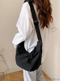 Bird in Bag - Women's Large Capacity Shoulder Bag in Fashionable Korean Style Casual Softback Shoulder Bag With Zipper Closure, Casual Hobo Bag With Adjustable Strap, Casual Softback Hobo Bag For Daily Use, Casual School Hobo Bag With Zipper Closure, Casual Softback Hobo Bag, Casual Large Capacity Crossbody Hobo Bag, Casual Shoulder Bag With Zipper Closure, Casual Solid Color Hobo Bag For Travel, Casual Softback Hobo Bag For School