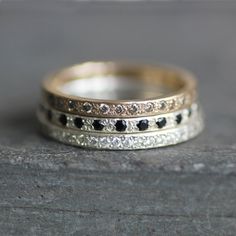 14k Gold Diamond Half Eternity Band - 2mm Rectangle Ring - Champagne Diamond Pave - Wedding Ring - Anniversary Band - Stacking Ring -Recycled 14K yellow gold -2x1.5mm (rectangular silhouette) -Champagne diamonds (conflict-free), 1.2mm, approx. 17 stones -Satin or polished finish (photos show satin) -Full, half and quarter sizes 3-10 -Free US shipping Please contact me for other stones, metals, widths, etc. Please note that this ring is handmade--not from a prefab mounting or CAD-designed--so it' White Gold Emerald-cut Stackable Eternity Band, White Gold Emerald Cut Stackable Eternity Band, Stackable Emerald Cut Eternity Band For Anniversary, Stackable Emerald Cut Eternity Band For Promise Ring, Wedding Stackable Emerald Cut Diamond Rings, Emerald Cut Stackable Eternity Band For Wedding, Gold Stackable Emerald Cut Eternity Band, Gold Stackable Eternity Band With Emerald Cut, Gold Emerald Cut Stackable Eternity Band