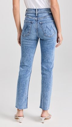 MOTHER The Tomcat Ankle Fray Jeans | Shopbop Frayed Jeans, On The Road, Ankle Length, Stretch Denim, The Road, New Arrivals, Top Brands, My Style, Luxury Fashion