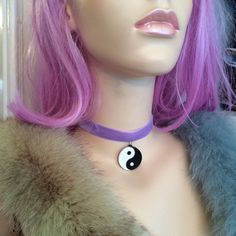 Totally Rad Pastel Velvet Chokers by imyourpresent on Etsy Adjustable Trendy Purple Choker, Glitter Choker, Blue Laser, Velvet Choker Necklaces, Space Girl, Velvet Choker, 90s Nostalgia, Laser Cut Acrylic, Plastic Jewelry