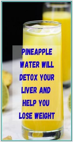 Pineapple Water Will Detoxify Your Body! Pineapple Benefits, Detox Your Liver, Pineapple Water, Pineapple Drinks, Refreshing Drinks Recipes, Detox Water Recipes, Detox Drinks Recipes, Detoxify Your Body