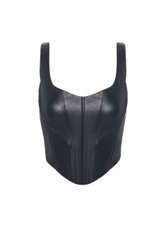 Un incontournable de toute garde-robe. Avec ses détails structurés, le haut corset en cuir TABIA fait tourner les têtes. Superposez-le à une chemise boutonnée ou portez-le seul avec un jean pour un style décontracté. Leather Corset Outfit, Black Leather Corset Top, Corset Top Black, Leather Corset Top, Black Leather Corset, Leather Tops, Twist Front Crop Top, Corset Black, Luke Combs