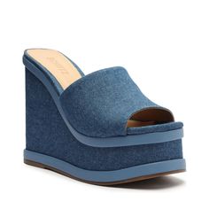 Brand New Fun Summer Wedges By Schutz Block Heel Platform Sandals, Denim Sandals, Pink Wedges, Summer Wedges, Cork Wedges Sandals, Womens Sandals Wedges, Leather Espadrilles, Wedge Pumps, Platform Sandals Heels