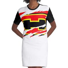 Loose and casual fit jersey t-shirt dress. Printed polyester blend front panel, solid color 100% cotton back/sleeves/rib. Size range XS-2XL. Wolayita Wolita Wolayta or Wolaita Ethiopia Welayta people Traditional Flag Colors. Flag Colors, Dress For Sale, Proud To Be, Casual Fit, Casual Fits, Ethiopia, Jersey T Shirt, T Shirt Dress, Dresses For Sale