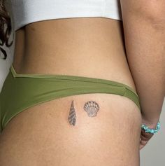 3 Starfish Tattoo, Locals Only Tattoo, Ocean Stick And Poke, Mermaid Tattoo On Hip, Costal Tattoos, Tattoos On Feet For Women, She’ll Tattoo, Under Arm Tattoo, Sea Creature Tattoo