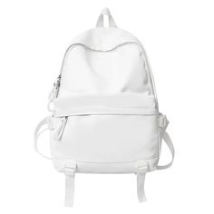 Kylethomasw High Quality Pu Leather Women Man Backpack Black White Backpacks Classic Designer Back Pack Laptop Bag Large Capacity Travel Bag Size:31cm*42cm*13cm Backpacks School, White Backpack, Travel Backpacks, Backpack Style, Leather Rucksack, College Backpack, Backpack Women, Large Backpack, Teenage Girls