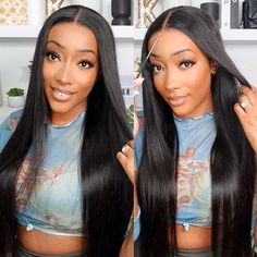 PRICES MAY VARY. ❤️Glueless Wigs Human Hair Pre Plucked Advantage: 7x5 Hd Lace Wigs, Easy To Wear And Take Off, Save Time, Beginners Friendly, No Need To Cut The Lace No Glue& Gel, 3 Seconds To Wear And Go! ❤️Glueless 7x5 Hd Lace Wigs：Different From 4x4 5x5 And 6x4, The Inner Lace Has A Larger Horizontal Area, The Side Parting Can Be Larger, You Can Do Any Style You Like,Natural And Beautiful Looking, The Comfort Is Also Higher. ❤️ Glueless Straight Lace Wig : 220% Density Glueless Wigs Human Ha Human Lace Front Wigs, Unice Hair, Side Parting, Closure Wigs, Human Wigs, Glueless Wigs, Glueless Wig, Straight Lace Front Wigs, Half Wigs