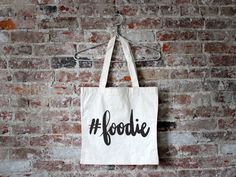 #Foodie tote via The Oyster's Pearl