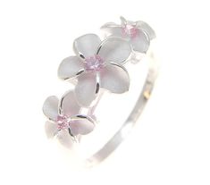 PRICES MAY VARY. Flower size: 8mm 10mm 8mm (approx 5/16 inch) Petal: brush finish Weight of a size 8: approx 2.6 grams Stone: pink Cubic Zirconia (CZ) Stamp: 925 Free Jewelry Gift Box Included Sterling silver 925 3 Hawaiian plumeria flower ring pink cz size 5 Hawaiian Plumeria, Pink Ring, Ring Fit, Hand Made Jewelry, Flower Ring, Toe Rings, Jewelry Gift Box, Free Jewelry, Metal Jewelry