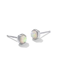 Your everyday ear candy, the Davie Sterling Silver Stud Earrings in White Kyocera Opal are a sure to be classic in your collection of forever keepsakes. Style tip: Wear as a symbol of your birth month, for a personalized piece you’ll cherish for years to come. White Kyocera Opal represents October birthdays, inspiring positivity, love, and transformation. Metal Sterling Silver Why Sterling Silver? Our Sterling Silver collection features elevated styles to wear time and time again. With a base of Classic White Birthstone Earrings, October Birthdays, Kendra Scott Silver, Silver Collection, Sterling Silver Rings Bands, Ear Candy, Sterling Silver Stud Earrings, Demi Fine Jewelry, Silver Stud Earrings