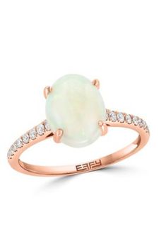 Effy Diamond and Opal Ring in 14K Rose Gold, 7 Gold Rings Jewelry, Opal Ring, Opal Rings, Gold Jewelry, Jewelry Rings, Opal, Fine Jewelry, Rose Gold, Ring