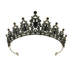 Description: Add a touch of elegance and glamour to your special occasions with this stunning tiara. Crafted with high-quality metal alloy trim and curved ends for a perfect fit, this headpiece is specially designed for women and girls. The sparkling design makes it perfect for weddings, birthdays, proms, costume parties, theater, bridal showers, baby showers, photo shoots, Halloween, or any other special event. The pin ends ensure a secure fit, and the beautiful packaging makes it an ideal gift Crystal Crown Wedding, Crown Tiara, Costume Parties, Crown Wedding, Queen Crown, Crystal Crown, Princess Crown, Bridal Tiara, Tiaras And Crowns