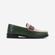 All Men's – GREATS Classic Green Loafers For Business, Classic Green Loafers For Work, Green Classic Loafers For Work, Classic Green Loafers With Rubber Sole, Luxury Green Loafers For Business, Classic Green Loafers With Brogue Detailing, Luxury Green Loafers With Rubber Sole, Green Leather Moc Toe Loafers, Luxury Green Leather Loafers