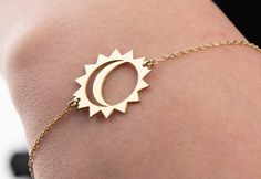 This Sun and Moon Bracelet is producible 14K Solid GOLD (NOT filled or plated) or 925 Sterling Silver. All our work is done by order, handcrafted in our workshop, and this gives a special and unique meaning to you, and to our 14k gold and silver bracelets. We offer many alternatives to create a Celestial Style Bracelet Jewelry As Gift, Celestial Style Bracelet Jewelry For Gifts, Celestial Style Bracelet Jewelry Gift, Adjustable Celestial Bracelets With Sun And Moon Design, Adjustable Sun And Moon Design Bracelets As Gift, Moon Phase Bracelet Jewelry Gift, Adjustable Celestial Sun And Moon Bracelets, Adjustable Sun And Moon Celestial Bracelets, Gold Moon Charm Bracelet Jewelry