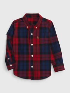 Toddler Organic Cotton Shirt | Gap Cotton Flannel Shirt With Button Closure, Cotton Long Sleeve Shirt With Button Closure, Long Sleeve Cotton Shirt With Button Closure, Long Sleeve Cotton Shirt With Placket, Long Sleeve Cotton Flannel Shirt, Classic Gap Shirt With Button Closure, Classic Long Sleeve Cotton Flannel Shirt, Gap Long Sleeve Shirt With Buttons, Classic Cotton Gap Tops