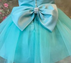 Light Blue Tutu Dress For Spring Baptism, Blue Princess Tutu Dress With Bow, Princess Style Blue Tutu Dress With Bow, Elegant Light Blue Tutu Dress For Dress-up, Elegant Light Blue Tutu Dress For Pageant, Light Blue Ruffled Tutu Dress For Baptism, Elegant Light Blue Tulle Tutu Dress, Easter Carnival