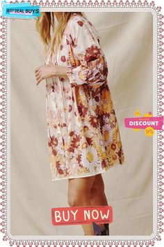 Floral Long Sleeve Shirt Chiffon Dress Floral Long Sleeve Shirt, Chiffon Shirt, Fashion Pattern, Printed Sleeves, Chiffon Dress, Floral Skirt, Long Sleeve Shirt, Sleeve Styles, Sleeve Shirt