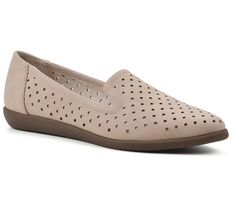 With its breezy design, padded insole, and classic profile, the Melodic loafer is a comfortable shoe that hits all the right style notes. From Cliffs by White Mountain. Spring Slip-on Moccasins With Perforated Toe Box, Comfortable Loafers With Perforated Toe Box, Comfortable Loafers With Stitched Sole For Spring, Spring Slip-on Loafers With Perforated Toe Box, Spring Synthetic Flat Heel Moccasins, Comfortable Spring Moccasins With Textured Sole, Comfortable Moccasins With Textured Sole For Spring, Comfortable Slip-on Loafers With Perforated Toe Box, Comfortable Summer Loafers With Perforated Toe Box