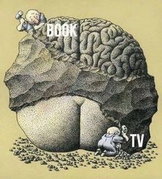 an image of a book cover with a cartoon character sitting on top of a rock