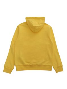 Yellow sweatshirt with hood, maxi pocket on the front, ribbed hems, contrasting black logo plate on the sleeve.Composition: 100% COTTON Urban Hoodie Sweatshirt With Logo, Solid Color Sweatshirt With Ribbed Cuffs For Streetwear, Streetwear Sweatshirt With Ribbed Cuffs, Urban Style Solid Sweats With Ribbed Cuffs, Solid Sweatshirt With Ribbed Cuffs For Streetwear, Athleisure Hoodie Sweatshirt With Logo Detail, Urban Style Solid Sweatshirt With Ribbed Cuffs, Solid Color Sweatshirt With Kangaroo Pocket For Streetwear, Solid Color Sporty Sweatshirt With Ribbed Cuffs