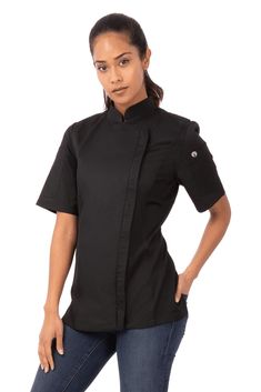 PRICES MAY VARY. Designed for Women - Slightly relaxed silhouette, tailored but not snug with side-seam slits that conform to the body. Lightweight and Breathable - A high-quality and lightweight fine-twill fabric for easy mobility and comfortable, all-day wear. Cool Vent Side Panels - Award-winning fabric technology that wicks moisture and heat to keep you cool in a hot kitchen. Made To Last - Quality craftsmanship with reinforced stress points for longevity through frequent wash and wear. Adde Women's Chef Jacket, Chef Pants, Chef Jackets, Everyday Jacket, Chef Clothes, Chef Uniform, Chef Coat, Female Chef, Safety Clothing