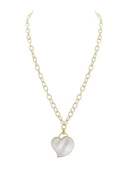 18k gold gemstone heart necklace. Luxury Mother Of Pearl Drop Necklace, Luxury Polished Mother Of Pearl Necklaces, 14k Gold Heart Necklace With Gemstone, Dainty Gemstone Heart Pendant Necklace, 14k Gold Necklace With Heart Charm And Cut, 14k Gold Heart Cut Gemstone Necklace, Valentine's Day Anniversary Cable Chain Necklaces, Elegant Yellow Gold Charm Necklace With Heart Beads, Elegant Yellow Gold Charm Necklaces With Heart Beads