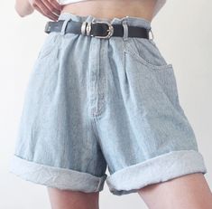 FREE SHIPPING WORLDWIDE Colours : Blue / Navy / Black  Size : S-3XL *Please check size measurement details in photos. Summer Shorts Denim, High Waisted Denim Shorts, Fashion Shorts, Streetwear Shorts, Moda Vintage, Loose Shorts, High Waisted Shorts Denim, Denim Shorts Women, Vintage Casual