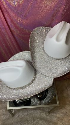 White & Crystal Rhinestone Hat - Etsy White Rhinestone Cowboy Hat, White Brimmed Western Mini Hat, White Flat Brim Top Hat For Country Events, Luxury White Fedora Hat, White Rhinestone Hat With Curved Brim, White Hats With Rhinestones And Curved Brim, Luxury Fitted White Hat, Elegant White Hat Bands For Rodeo, Elegant White Hat Band For Rodeo