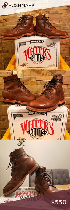 Whites MP Sherman boot half sole Danner Mountain Light Boot, Leather Craft, Hiking Boots, Boots, Leather, Fashion Trends, Fashion Tips