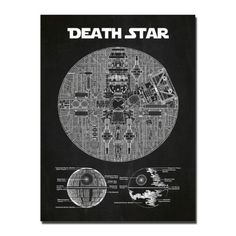 ​​﻿Star Wars Death Star Blueprint Movie Silk Fabric Poster Canvas Print 13x18 24x32 | eBay Star Wars Vehicles, Cuadros Star Wars, Graphic Poster Art, Star Wars Ships, Galactic Empire, Star Wars Artwork, Deviant Art, Star Wars Pictures, Star Wars Poster