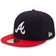 Men's Atlanta Braves New Era Black Primary Logo Basic 59FIFTY Fitted Hat Braves Hat, Atlanta Braves Hat, Base Ball, Ball Caps, New Era Cap, New Era 59fifty, Fitted Caps, Accessories Fashion, Snap Backs