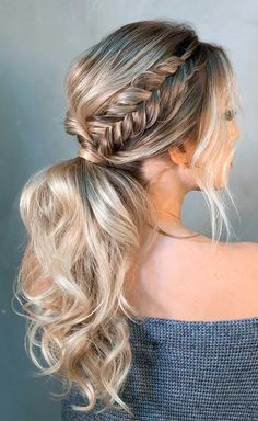 Up Ponytail, Prom Hair Up, Wedding Ponytail, Red Leopard, Penteado Cabelo Curto, Long Blonde