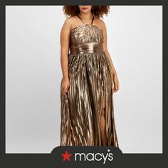 in stock Pleated Gown, Plus Size Gowns, Trendy Plus Size Clothing, Studio City, Trendy Plus Size, Outdoor Apparel, Dress Details, Plus Clothing, Wedding Guest Dress