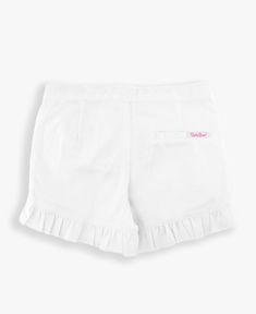 She'll be ready for summer and looking sweet in these ruffle shorts. Designed to grow with her with hidden adjustable elastic tabs. Ruffle Shorts, Be Ready, Ruffle Trim, To Grow, Shop Now, Trim, Elastic, Design