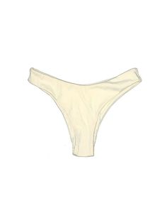 Zaful Swimsuit Bottoms Size: Medium Swimwear - used. 85% POLYESTER, 15% SPANDEX | Zaful Swimsuit Bottoms: Ivory Swimwear - Size Medium High-cut Leg White Swimwear For Beach Season, White High-cut Leg Swimwear For Pool, Stretch Beige Bottoms For Poolside, White High-cut Leg Bottoms For Beach Season, Stretch Cream Bottoms For Beach, Stretch Cream Bottoms For The Beach, Cream Stretch Bottoms For Beach, Cream Stretch Bottoms For The Beach, Fitted Cream Bottoms For Vacation