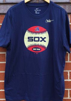 Nike Chicago White Sox Navy Blue Coop Baseball Short Sleeve T Shirt - 17320677 Throwback Sports T-shirt With Screen Print, Blue T-shirt For Football Season Sports, Throwback Sports Season Tops With Team Logo, Navy Cotton T-shirt For Sports Season, Throwback Cotton T-shirt For Sports, Sports T-shirt With Team Logo For Baseball Season, Sports Tops With Team Logo For Baseball Season, Baseball Season Sports Top With Team Logo, Throwback Team-colored T-shirt For Sports