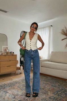 Europe Outfits, Mode Inspo, Looks Chic, Summer Fashion Outfits, Looks Style, Mode Inspiration, Looks Vintage, Spring Summer Outfits, Outfits Casuales