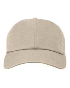 Classic Washed Twill Cap - STONE - OS | Champion Classic Washed Twill Cap in Stone | Cotton Pre-washed Cotton 5-panel Hat, Classic Cotton Khaki Baseball Cap, Solid Color Cotton Baseball Cap, Classic Cotton Six-panel Dad Hat, Khaki Cotton Baseball Cap, Solid Color Cotton Dad Hat, Solid Cotton Dad Hat, Pre-washed 5-panel Cotton Hat, Khaki Cotton Cap