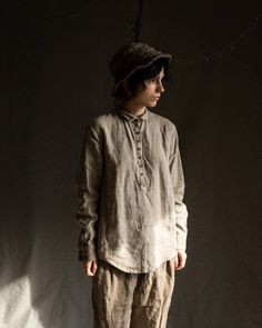 Victorian Peasant, Thread Buttons, Peasant Clothing, Victorian Shirt, Brown Hair Men, Peasant Shirt, Linen Thread, Linen Gauze, Linen Men